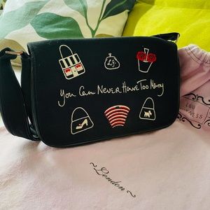 LULU GUINNESS vintage signature shoulder bag NWOT